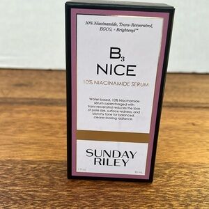 Sunday Riley. NEW unopened sealed 
B3 Nice 10% Niacinamide Serum